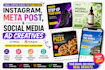 create instagram, meta post, and social media ad creatives