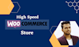 create high speed wordpress woocommerce store