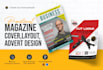 do magazine ads design, cover, layout, proposal, brochure and flyer