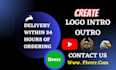make custom logo intro and outro