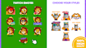 create awesome custom twitch emotes, badges, and sub badges