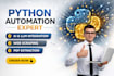 build web scraper,  PDF extraction, data scraping python programming