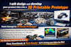 do 3d cad modeling and product design for 3d printing in solidworks