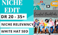 provide SEO backlinks niche edit guest posts on high DR sites