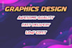 create and design graphics