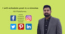 create and schedule social media post