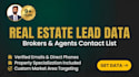 build an active realtor and real estate agent email list