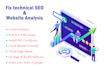 fix technical SEO and website analysis for google ranking