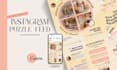 design customizable puzzle feed for instagram