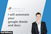 automate your google sheets and docs