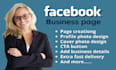 do facebook business page creation, social media pages, and accounts setup