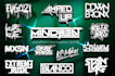do music band brand custom dj hip hop rock and any text style business logo