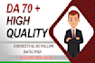 build SEO dofollow backlinks with high quality contextual link building