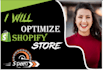 fix shopify speed optimization for mobile and desktop