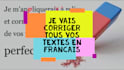 proofread carefully and correct your french to native level