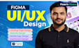 design modern mobile app UI UX design, website UI UX design