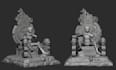 3d character modeling, product design, stl, obj files
