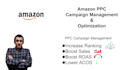 setup, manage and optimize amazon ppc campaign ads, amazon advertising