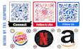 design a professional custom qr code with logo in 1 hour