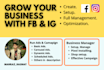 setup facebook page, instagram for business