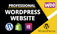 create responsive wordpress website,blog using elementor pro