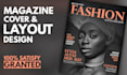 design professional magazine layout, newsletters and catalog