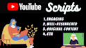 write engaging youtube script