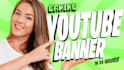 design a youtube banner and logo in 24 hours