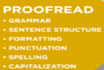 proofread and edit your content in english