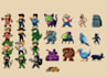 make pixel art characters and animation for your