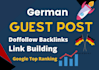 do guest post, dutch german guest post, german backlinks