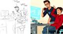 turn a hand drawing into a professional digital artwork