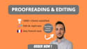 proofread and edit any text or content in french