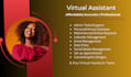 be your personal and administrative virtual assistant