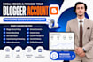 create and manage your blogger account