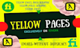 do yellow pages data scraping with emails
