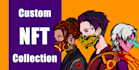 draw custom nft collection 1k,5k,10k in anime style
