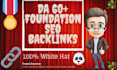 create da 60 plus foundation seo backlinks