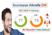 increase domain rating, ahrefs DR