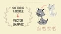 turn your sketch or image into a professional vector graphic