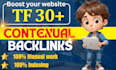 creat high tf homepage contextual backlinks