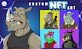 draw unique nft art and generate collection with metadata