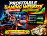 create monetized automated gaming website with adsterra ads