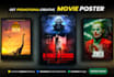 design professional film poster or event poster movie poster