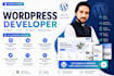 design or develop a professional wordpress website