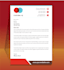 make editable an outstanding professional letterhead design