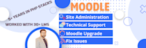 fix moodle issues,do technical support,manage moodle courses