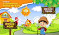 create colorful 2d kid learning videos and nursery rhymes