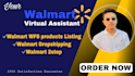 be your expert walmart and amazon 2step dropshipping automation wfs assistant