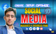 create social media accounts, facebook business page setup